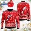 New York Mets Santa Claus Hat Ho Ho Ho 3D Custom Name Ugly Christmas Sweater
