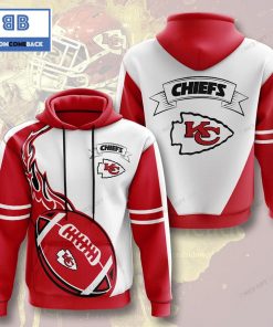 nfl kansas city chiefs red white 3d hoodie 3 msWrX