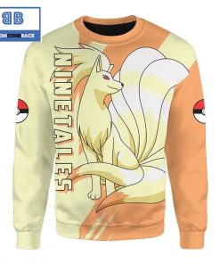 ninetales pokemon anime christmas 3d sweatshirt 2 LHsXZ