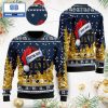 New York Yankees Santa Claus Hat Ho Ho Ho 3D Custom Name Ugly Christmas Sweater