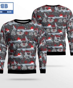 ohio air national guard 121st air refueling wing boeing kc 135r stratotanker 717 148 ugly christmas sweater 2 8Bnnn