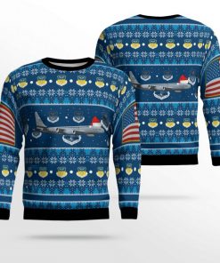 ohio air national guard 121st air refueling wing boeing kc 135r stratotanker ugly christmas sweater 2 Shste