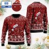 Ohio State Buckeyes NCAA Santa Claus Hat Ho Ho Ho 3D Custom Name Ugly Christmas Sweater