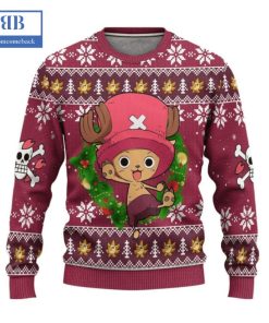 One Piece Tony Chopper Christmas Circle Ugly Christmas Sweater