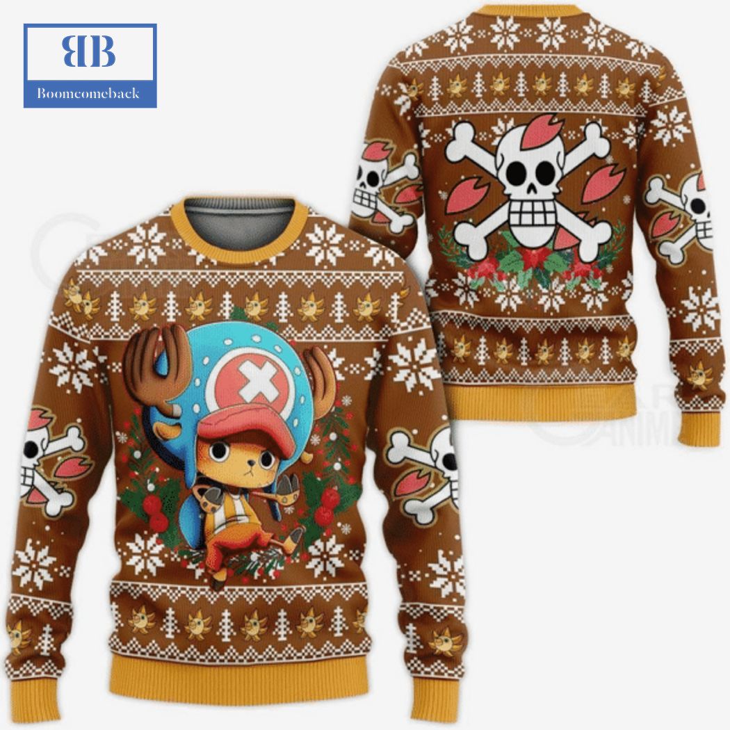 One Piece Tony Chopper Christmas Circle Ver 2 Ugly Christmas Sweater
