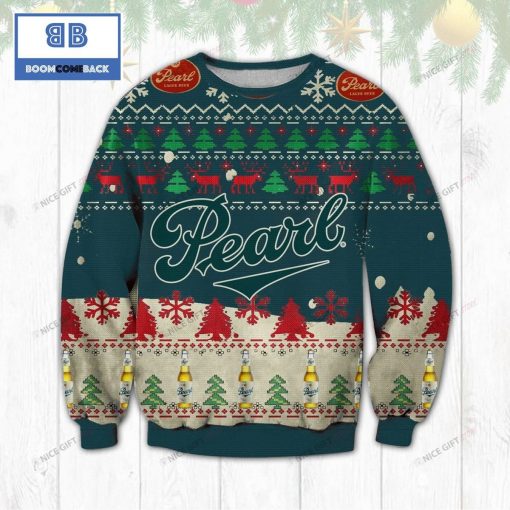 Pearl Beer Christmas Ugly Sweater
