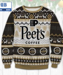 peets coffee ugly christmas sweater 2 vEOHx