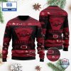 Oklahoma State NCAA Santa Claus Hat Ho Ho Ho 3D Custom Name Ugly Christmas Sweater