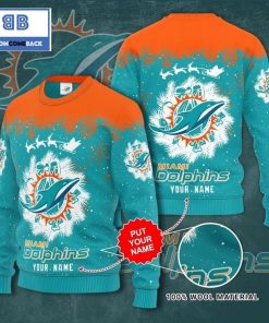 personalized miami dolphins custom christmas 3d sweater 2 BIPM2