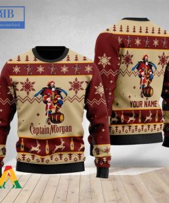 personalized name captain morgan ver 2 ugly christmas sweater 3 zB5PX