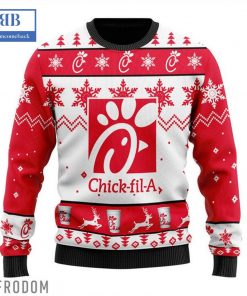 personalized name chick fil a ugly christmas sweater 3 DhMGq