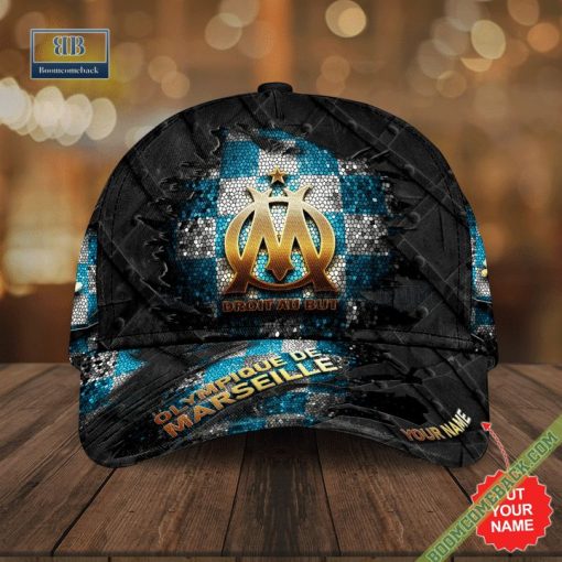 Personalized Olympique De Marseille Stained Glass Classic Cap