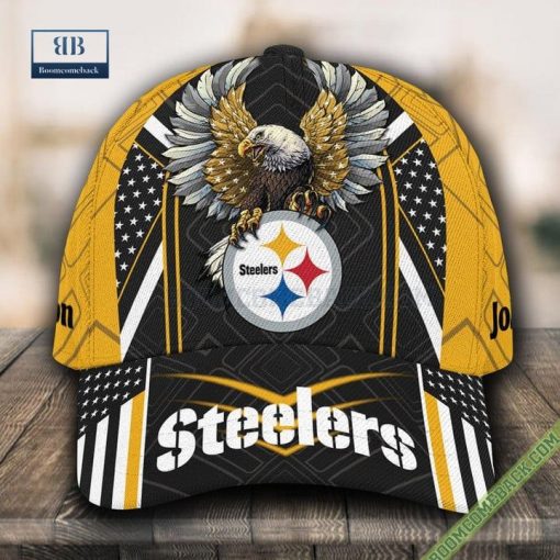 Personalized Pittsburgh Steelers Eagle Classic Cap