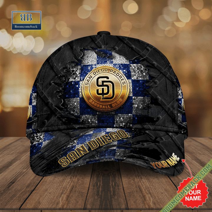 Personalized San Diego Padres Stained Glass Classic Cap