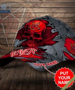 Personalized Slayer Rock Band Skull Wing Classic Cap
