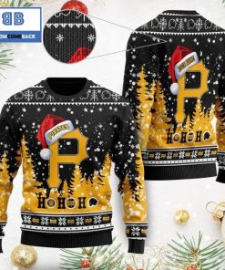 pittsburgh pirates santa claus hat ho ho ho 3d custom name ugly christmas sweater 2 kohii