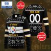 Philadelphia Eagles NFL Custom Name And Number Christmas Ugly Sweater