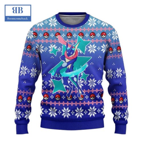 Pokemon Greninja Ver 2 Ugly Christmas Sweater
