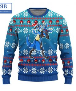 Pokemon Lucario Ver 2 Ugly Christmas Sweater