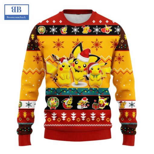 Pokemon Pikachu Ver 2 Ugly Christmas Sweater