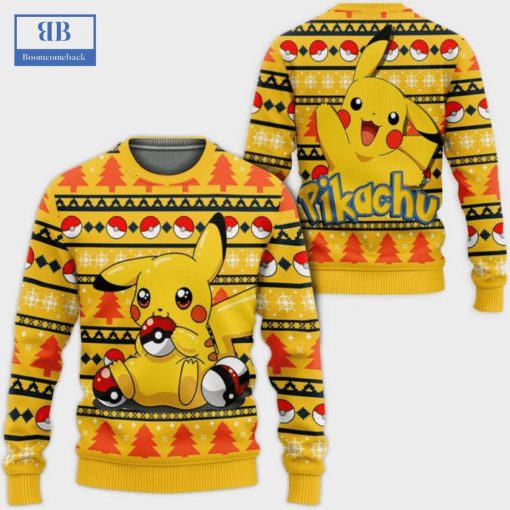 Pokemon Pikachu Ver 3 Ugly Christmas Sweater