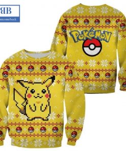 Pokemon Pikachu Ver 4 Ugly Christmas Sweater