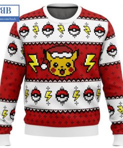 pokemon pikachu ver 6 ugly christmas sweater 3 6GiHE
