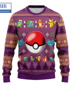pokemon pokeball ugly christmas sweater 3 zuVCZ