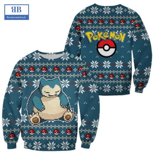 Pokemon Snorlax Ugly Christmas Sweater