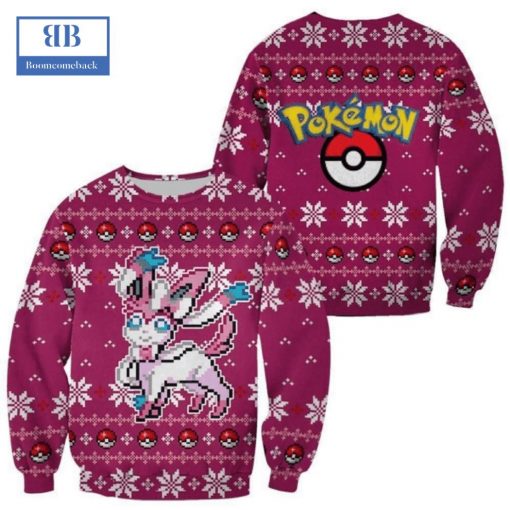 Pokemon Sylveon Ver 2 Ugly Christmas Sweater