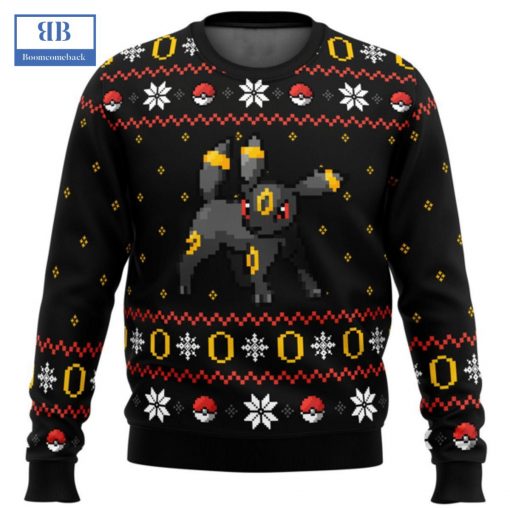 Pokemon Umbreon Ugly Christmas Sweater