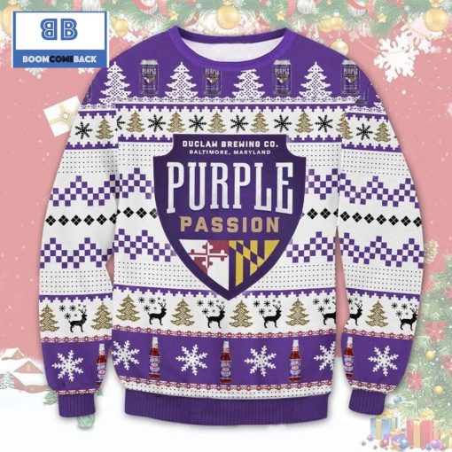 Purple Passion Duclaw Brewing Ugly Christmas Sweater
