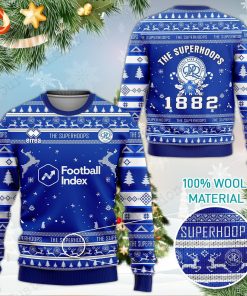 queens park rangers fc the super hoops 3d ugly christmas sweater 2 SIkg6
