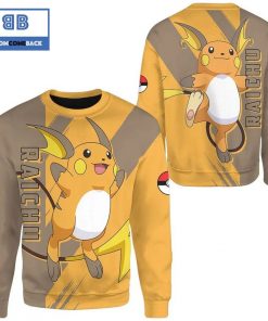 raichu pokemon anime christmas 3d sweatshirt 4 DiTxS