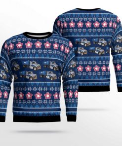republic services roll off truck ugly christmas sweater 2 QxTbt