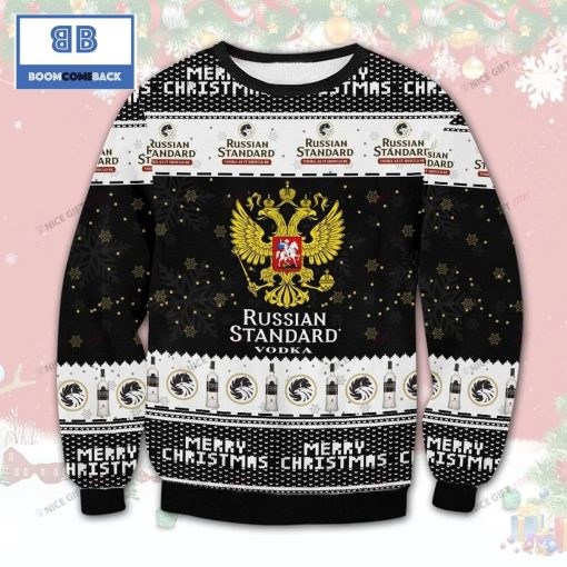 Russian Standard Vodka Christmas 3D Sweater