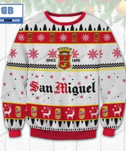 san miguel beer 1890 christmas 3d sweater 3 1UU79