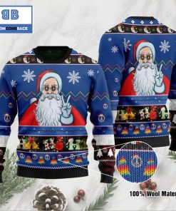 santa claus ho ho ho 3d ugly christmas sweater 4 N2obL