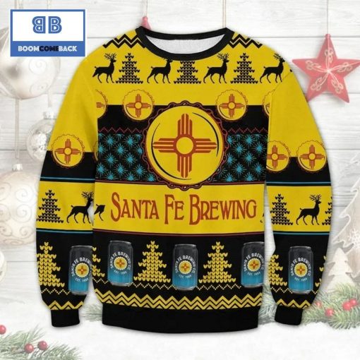 Santa Fe Brewing 3D Ugly Christmas Sweater