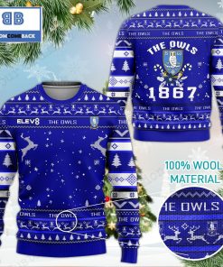 sheffield wednesday fc since 1867 3d christmas ugly sweater 2 gDvpz