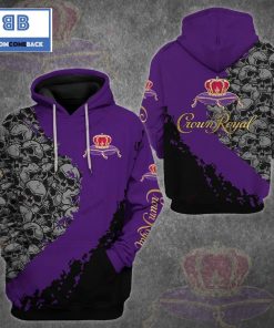 skull crown royal halloween 3d hoodie 4 T7VqX