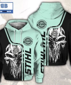 skull cthulu stihl black turquoise 3d hoodie 4 nXmIS