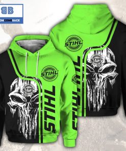skull cthulu stihl green black 3d hoodie 2 5of98