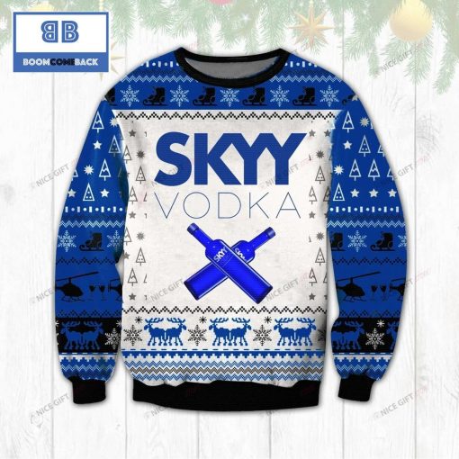 SKYY Vodka Christmas 3D Sweater