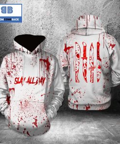 slay all day halloween 3d hoodie 3 2BQ9U