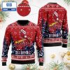 South Carolina Gamecocks NCAA Santa Claus Hat Ho Ho Ho 3D Custom Name Ugly Christmas Sweater