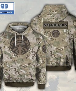 Starbucks Camouflage 3D Hoodie