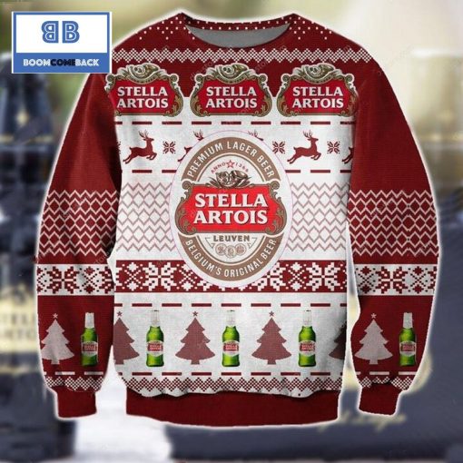 Stella Artois Belgium’s Original Beer 3D Christmas Sweater
