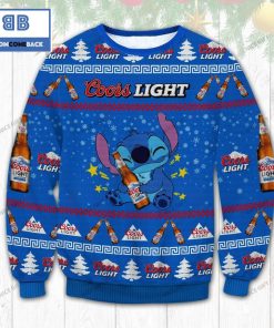 stitch coors light beer christmas ugly sweater 4 sjtku
