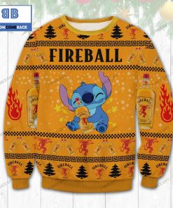 stitch fireball cinnamon whisky christmas 3d sweater 2 Aurqa